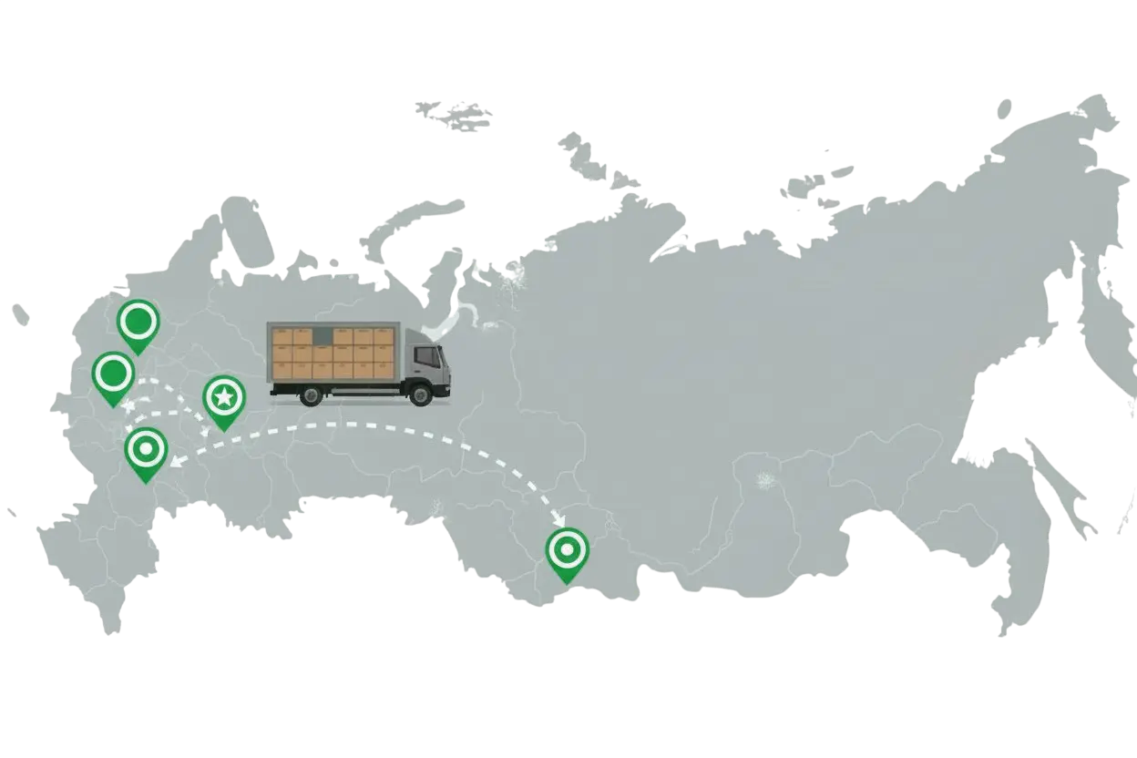 FTL (Full Truck Load) / Полная машина 1/2/5/10/20 тонн из Нового Уренгоя